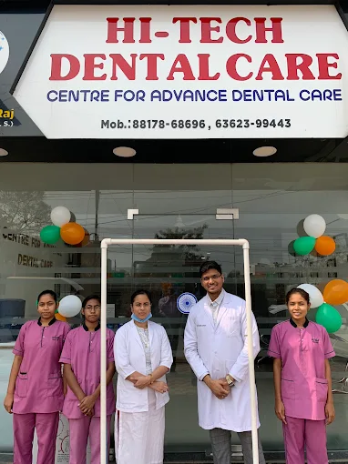 Hi-Tech Dental Care clinic entrance